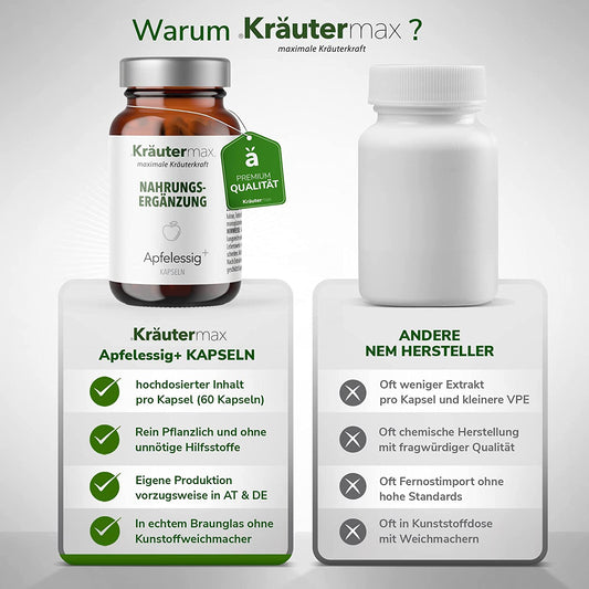 Apfelessig Kapseln 1 x 60 Stück