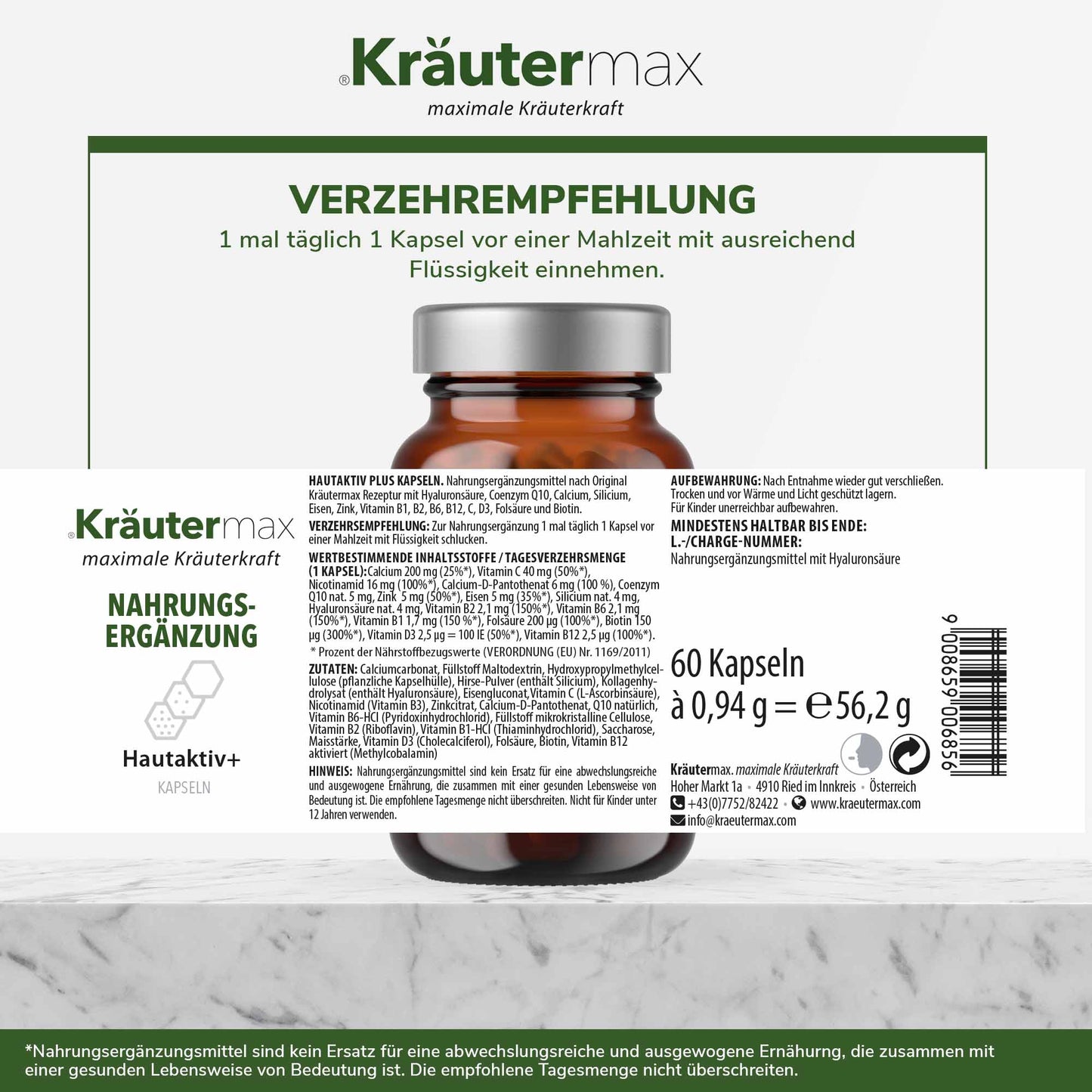 Hautaktiv plus Kapseln 1 x 60 Stück