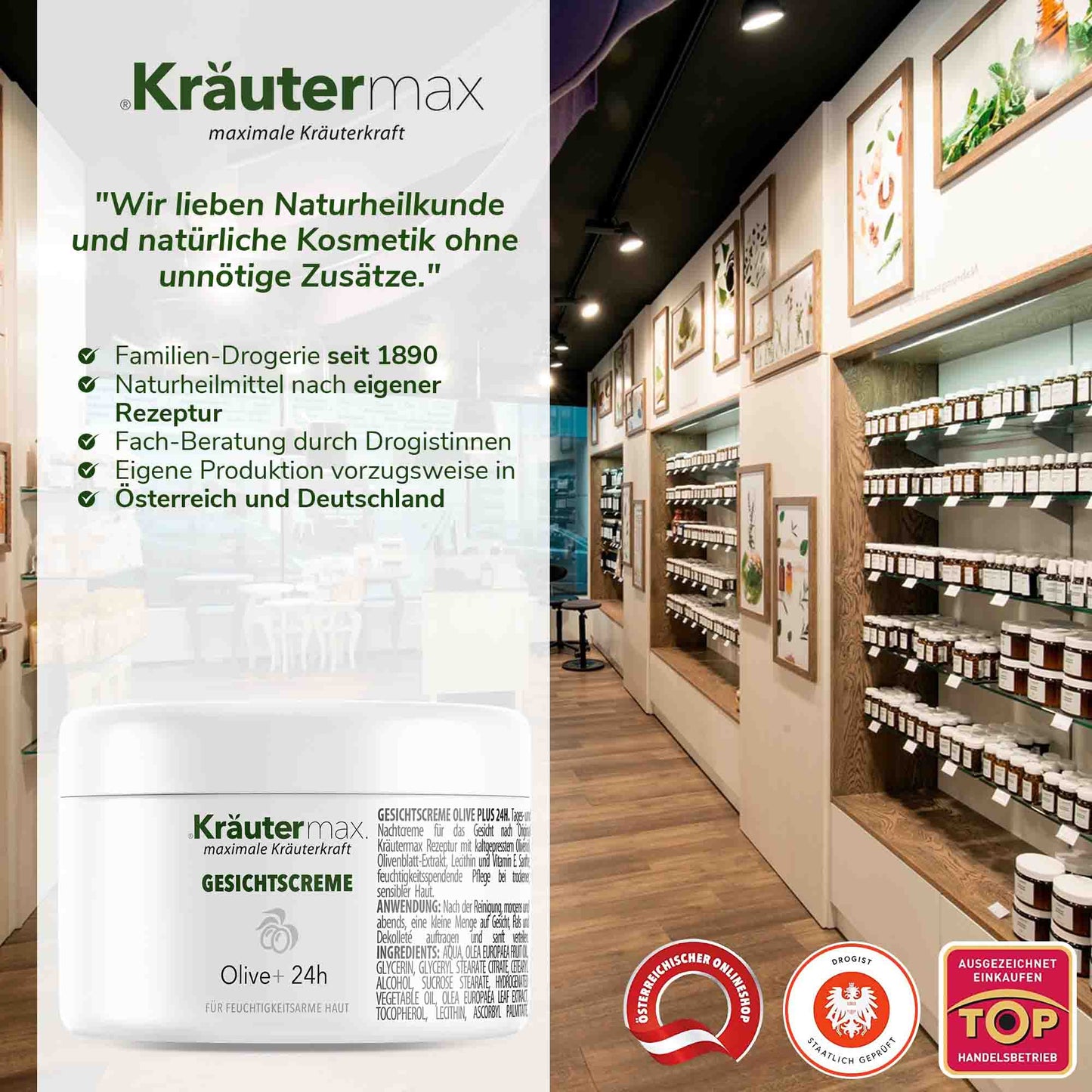 Oliven Gesichtscreme 1 x 100 ml