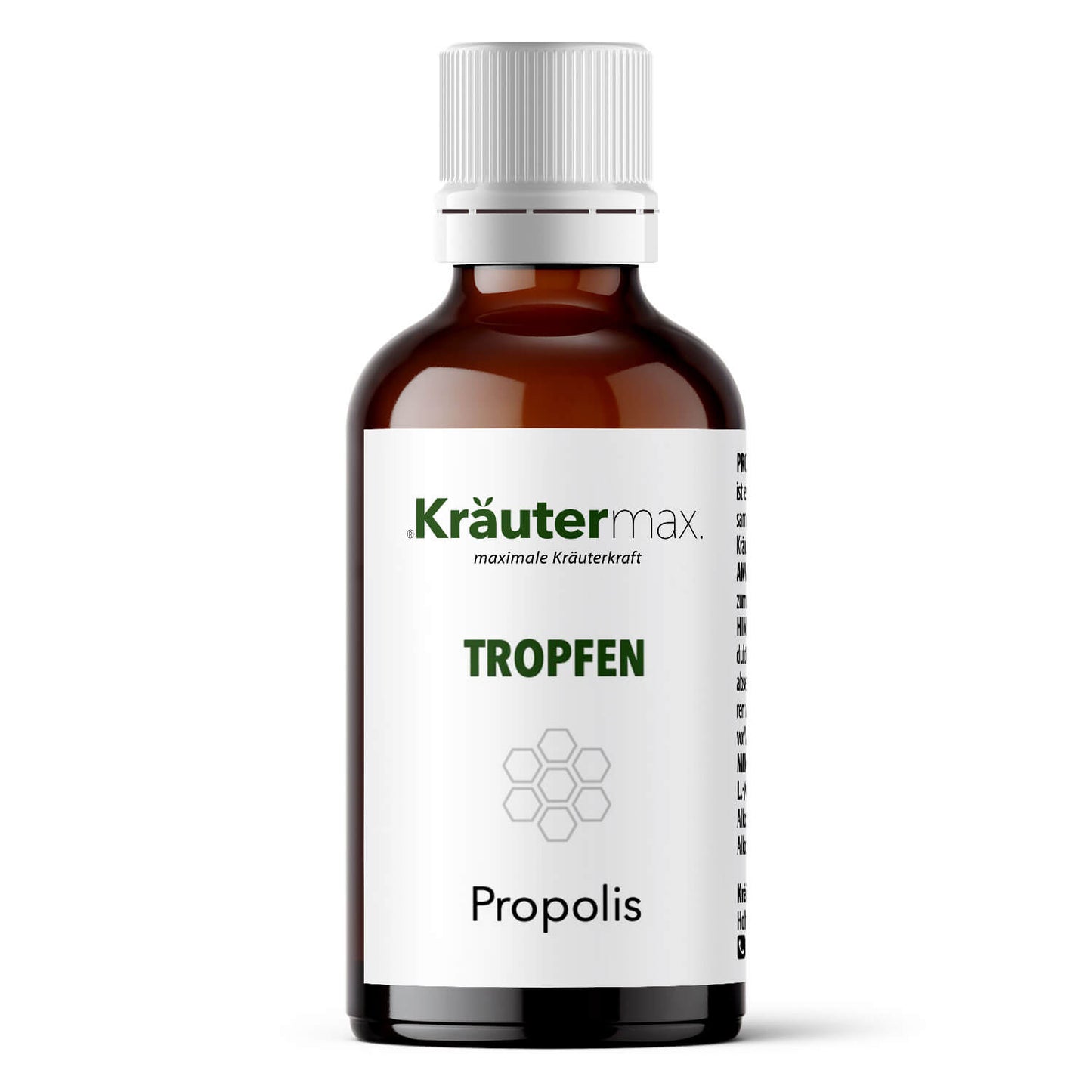 Propolis Tropfen von Kräutermax, 50-ml-Braunglasflasche