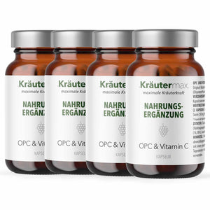 OPC und Vitamin C Kapseln Kapseln 4 x 90 Stück AKTION