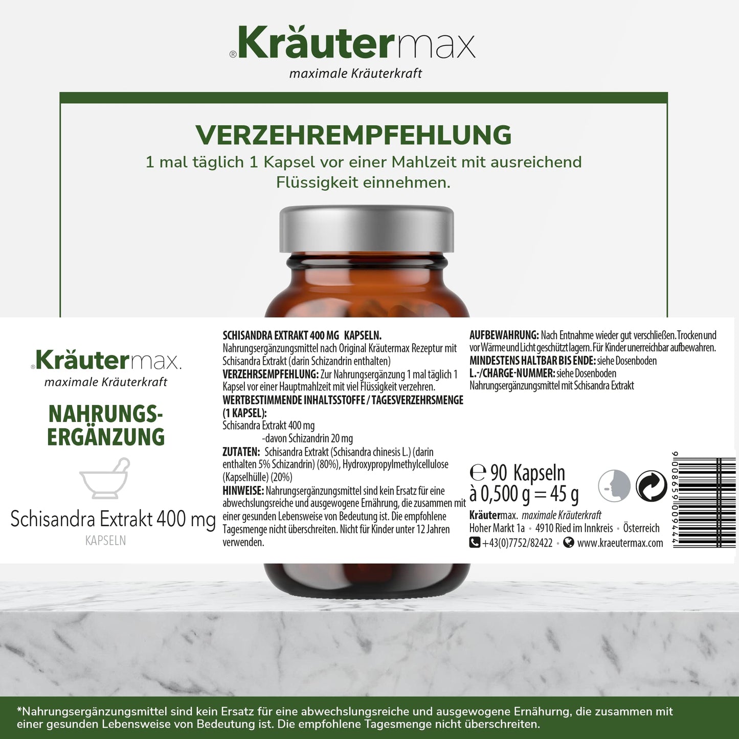 Schisandra Kapseln 1 x 90 Stück
