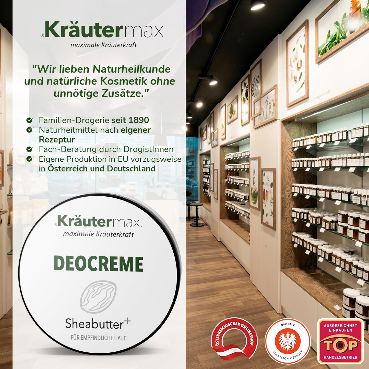 Sheabutter Deocreme 1 x 40 ml