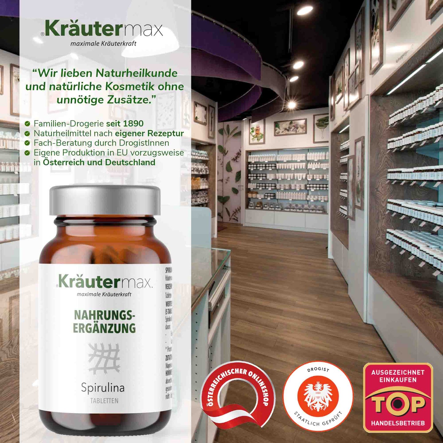 Spirulina Tabletten 1 x 300 Stück
