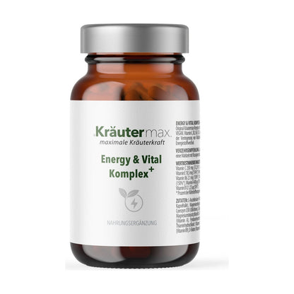 Energy & Vital Komplex+ Kapseln 120 Stück – Kräutermax