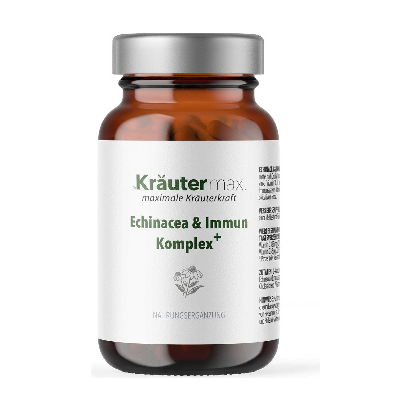 Echinacea & Immun Komplex+ Kapseln 60 Stück – Kräutermax