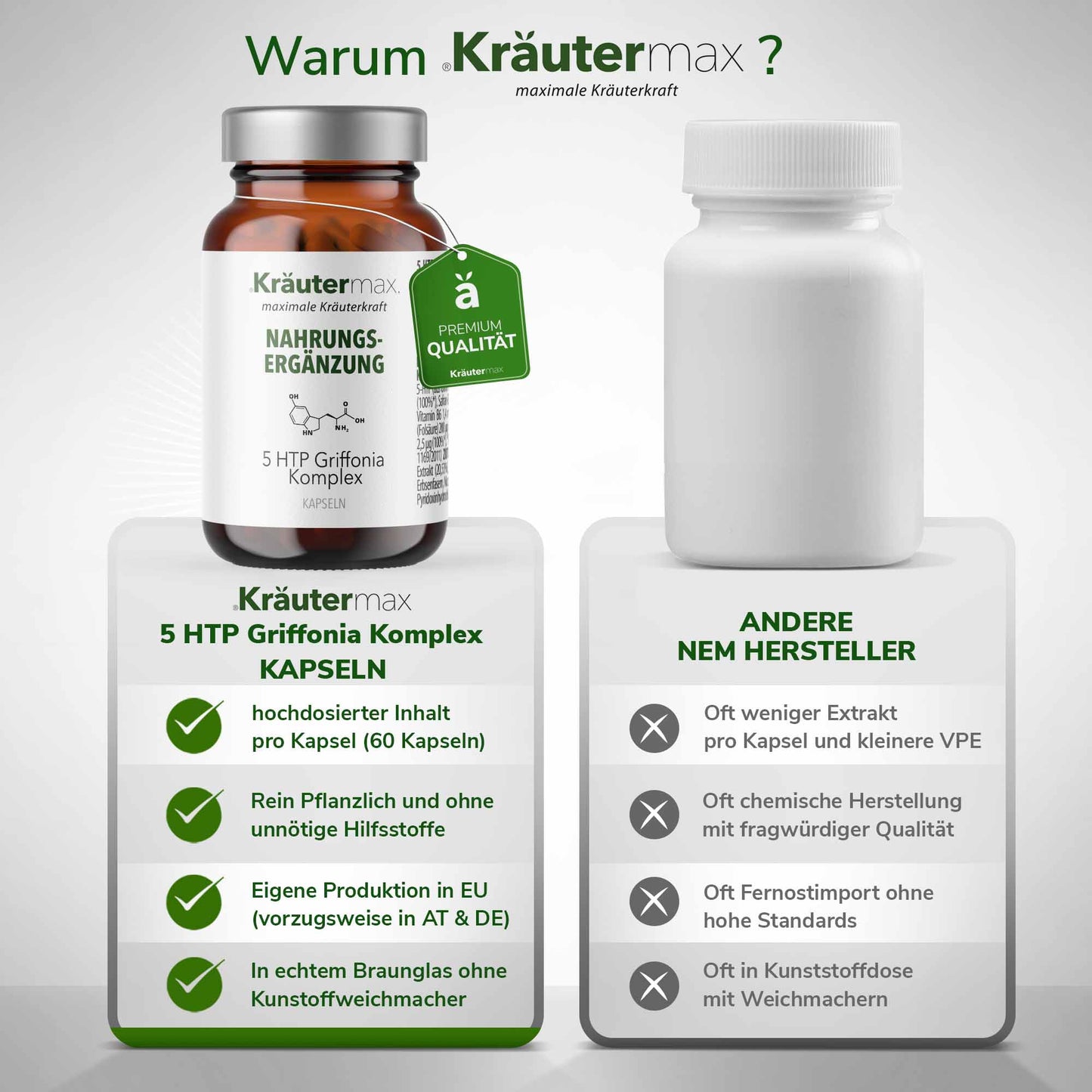 5 HTP Griffonia Komplex Kapseln 1 x 60 Stück