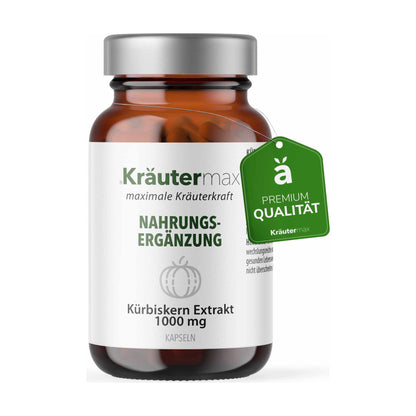 Kürbiskern Extrakt 1000 mg Kapseln 60 Stück – Kräutermax