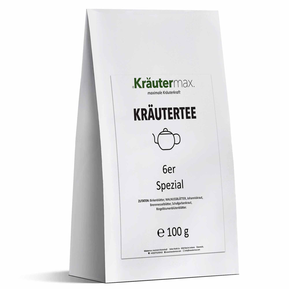 6er Spezial Tee Kräutertee Mischung 100 g