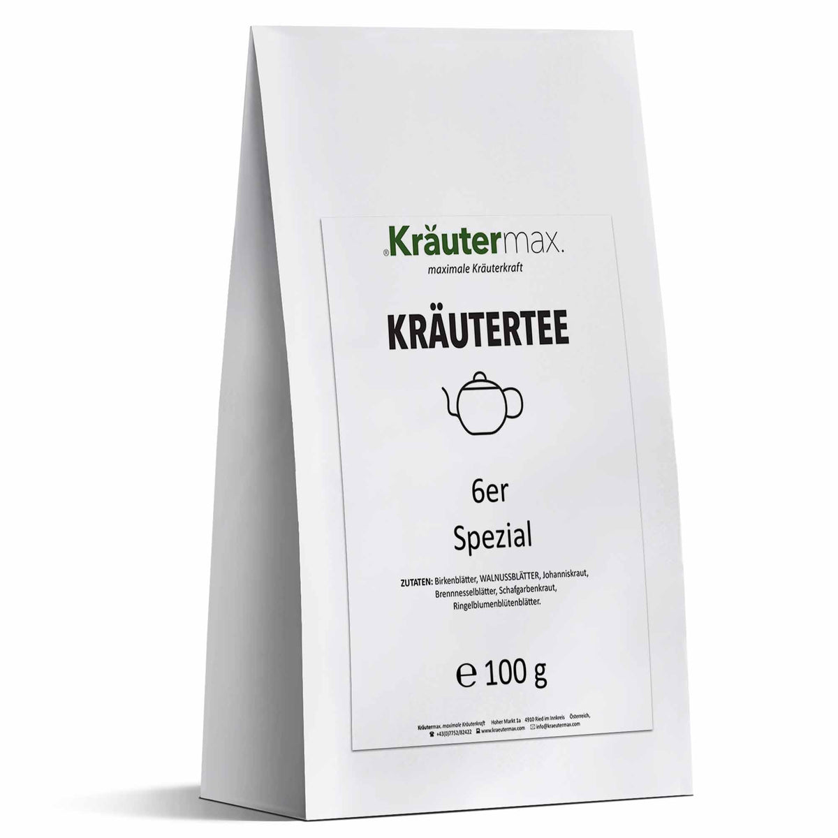6er Spezial Tee Kräutertee Mischung 100 g