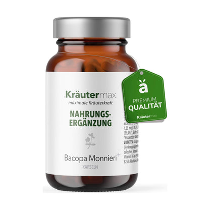 Bacopa Monnieri Extrakt Kapseln 60 Stück – Kräutermax