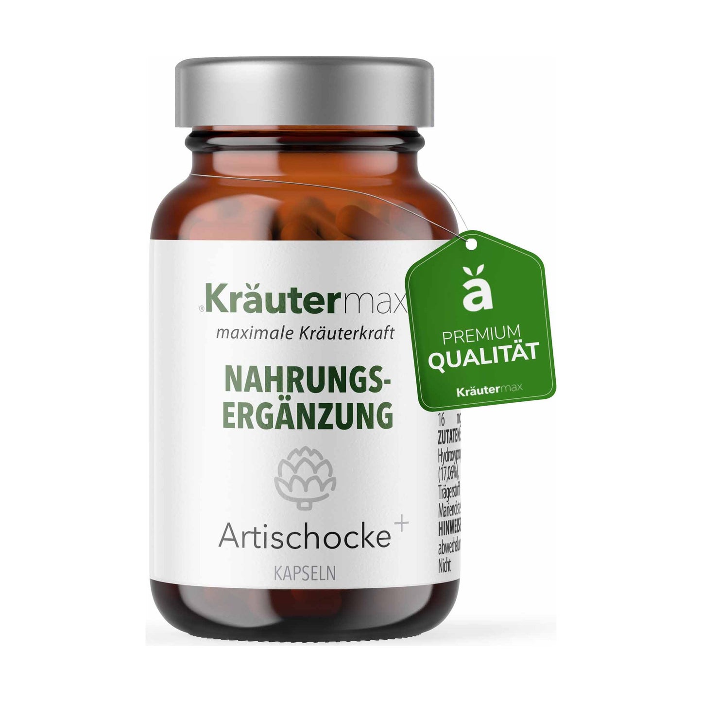 Artischocken Kapseln plus Mariendistel Samen 60 Stück – Kräutermax