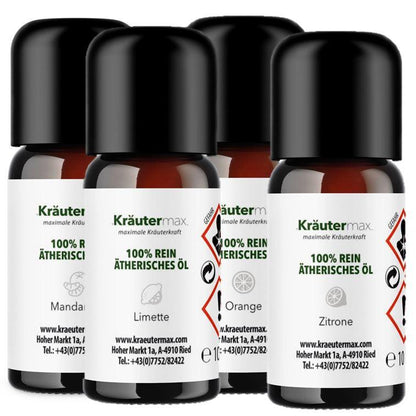 Ätherische Öle Fruchtig 4 x 10 ml AKTION - Kraeutermax
