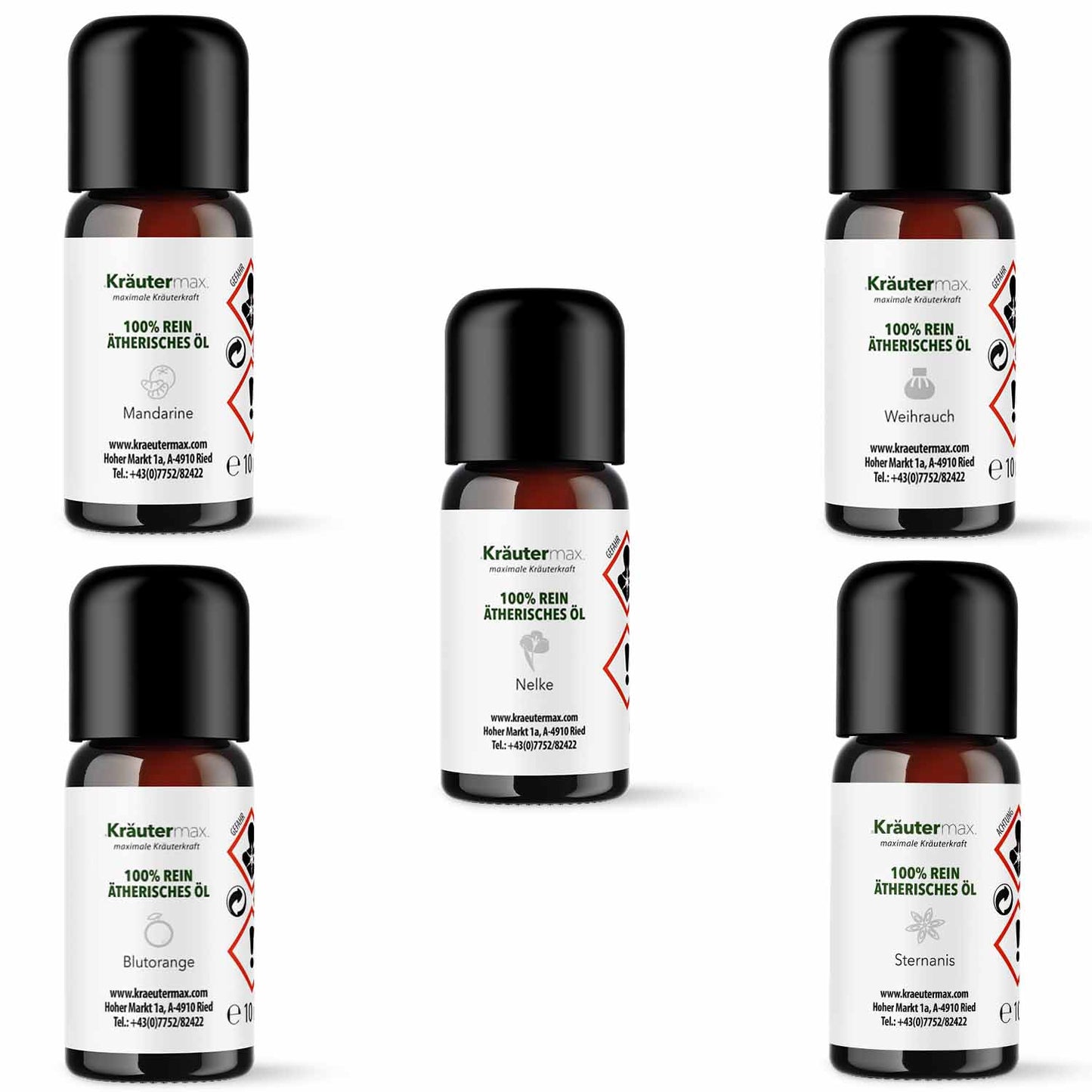 Ätherische Öle Wintertraum 5 x 10 ml AKTION