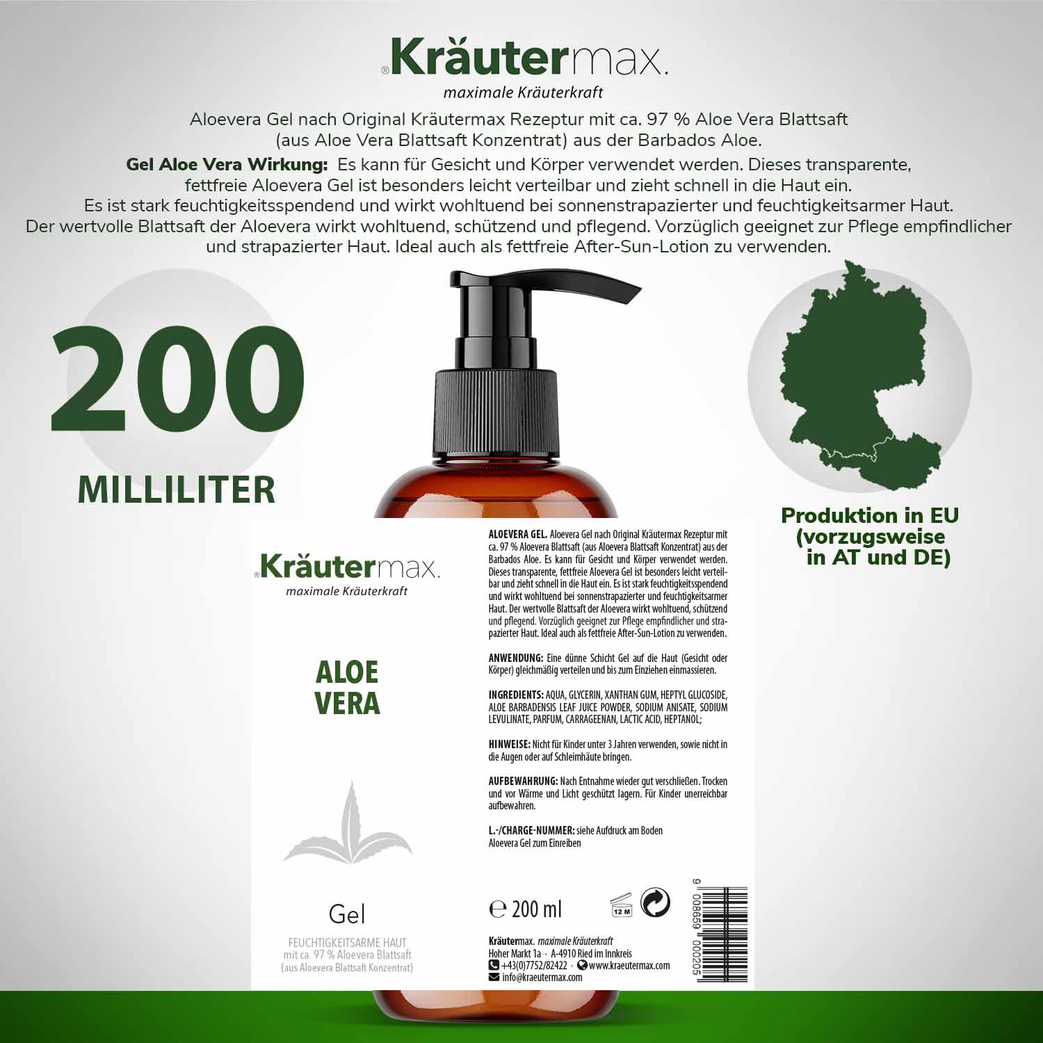 Aloe Vera Gel 200 ml