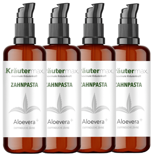 Light Gray Aloe Vera Zahnpasta 4 x 50 ml AKTION