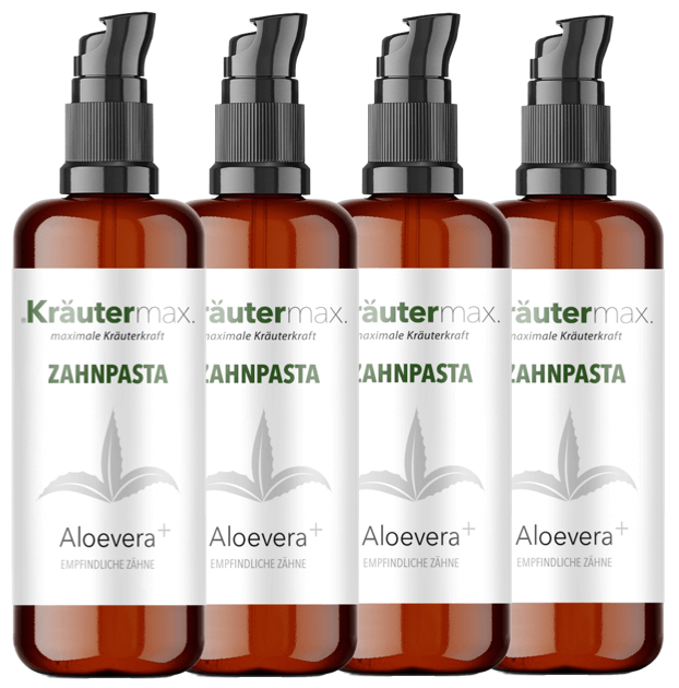 Aloe Vera Zahnpasta 4 x 50 ml AKTION