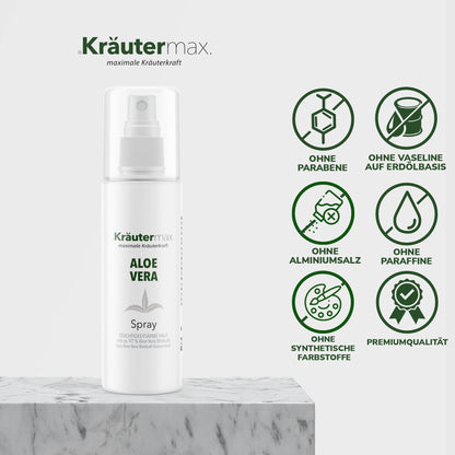 Aloe Vera Spray 4 x 100 ml AKTION - Kraeutermax