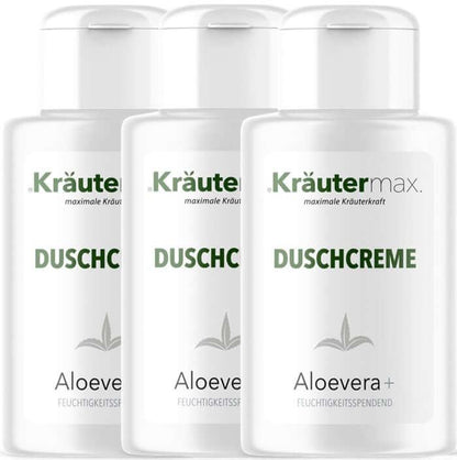 Aloe Vera Duschcreme 3 x 500 ml AKTION - Kraeutermax