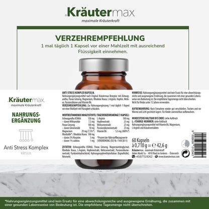 Antistress Kapseln 1 x 60 Stück