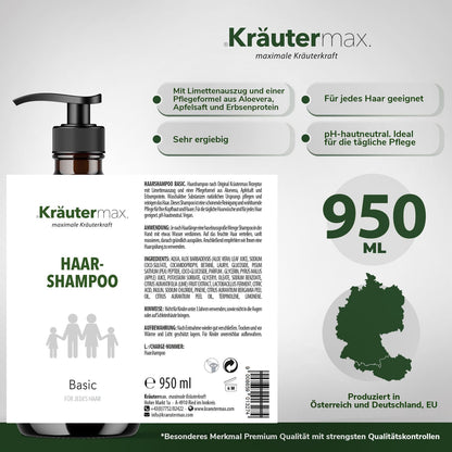 Basic Shampoo PH neutral 1 x 950 ml