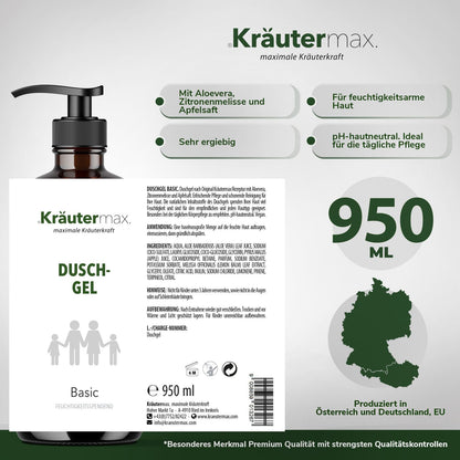 Basic Duschgel PH neutral 1 x 950 ml