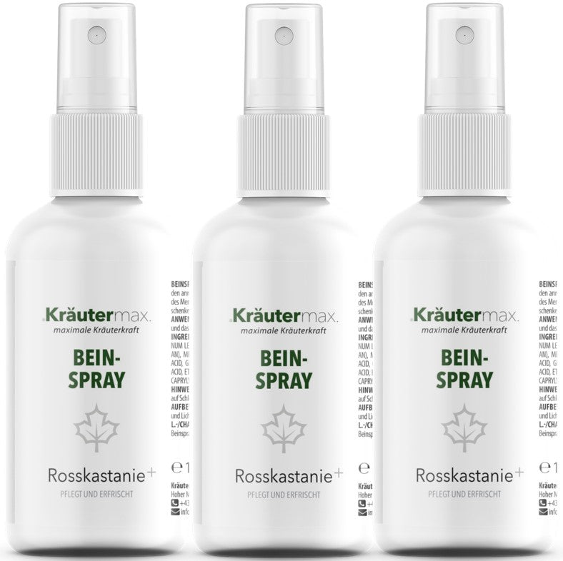 Kräutermax Beinspray Rosskastanie 3 x 125 ml kaufen