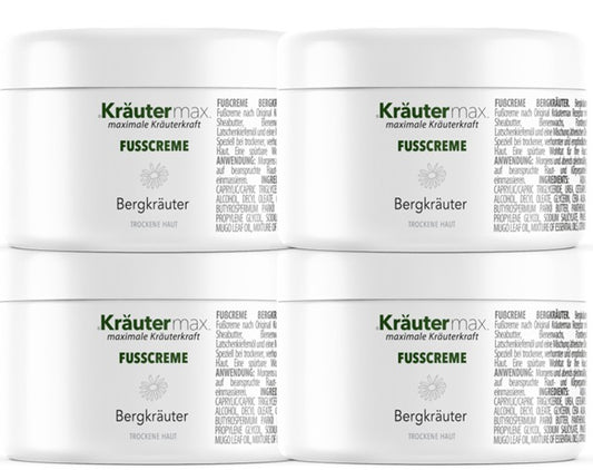 Bergkräuter Fusscreme 4 x 100 ml