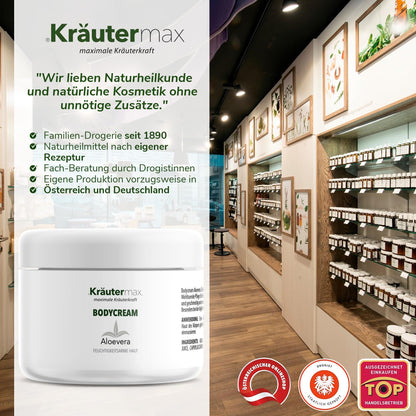 Aloe Vera Bodycream 4 x 250 ml AKTION - Kraeutermax