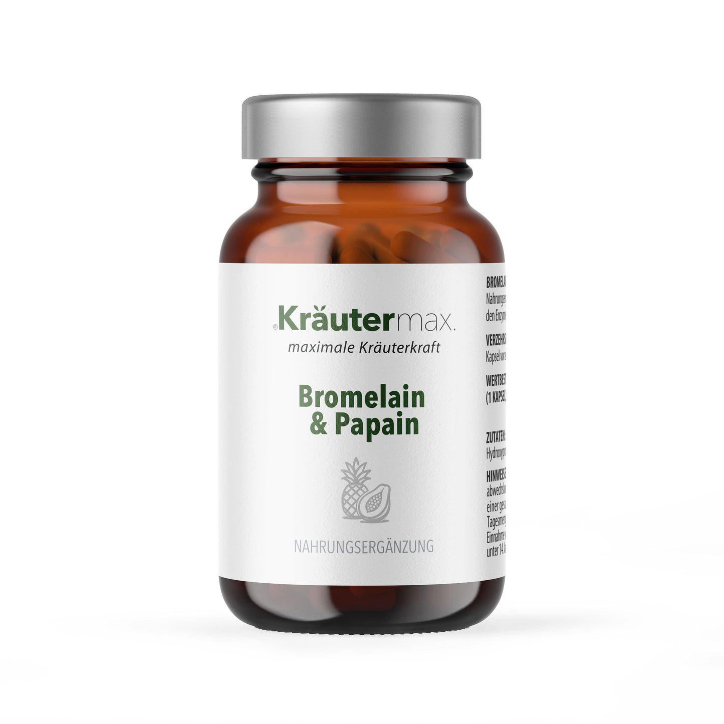 Bromelain und Papain Kapseln 1 x 90 Stück