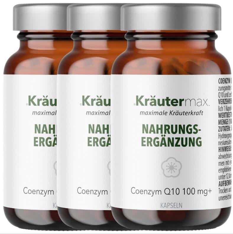 Coenzym Q10 100 mg+ Kapseln 3 x 60 Stück AKTION