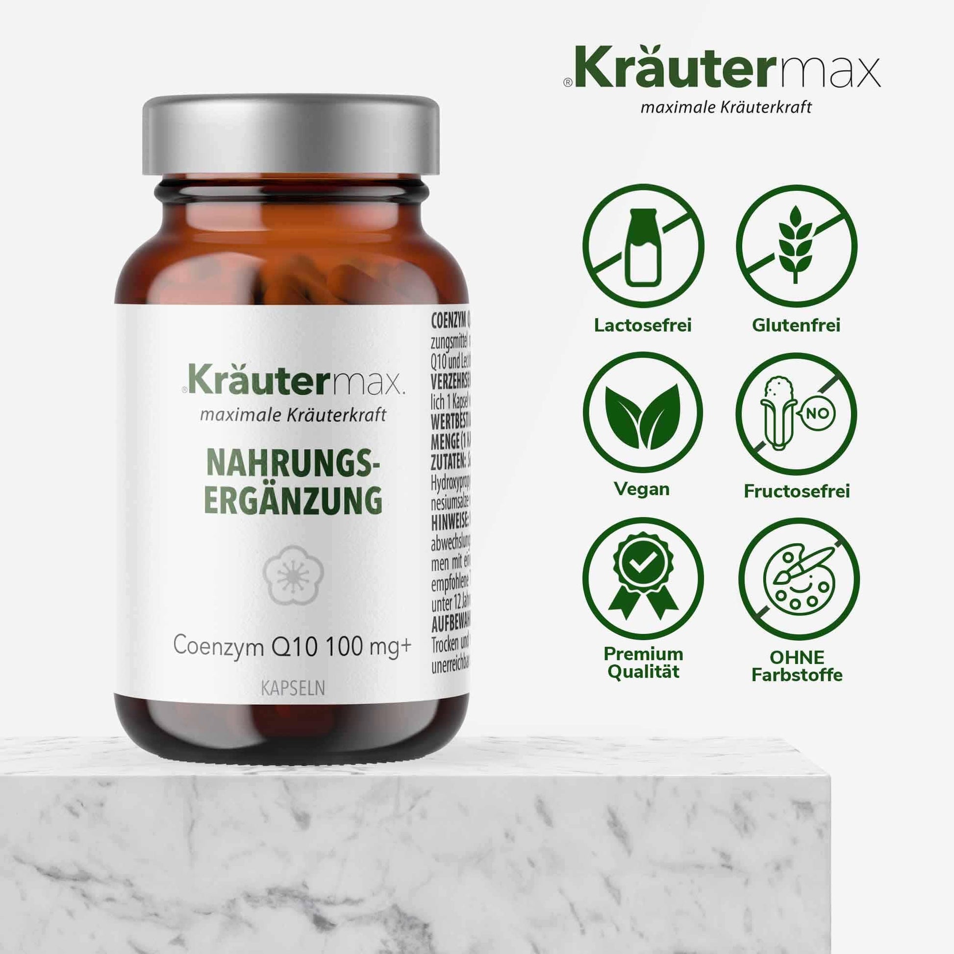 Coenzym Q10 100 mg+ Kapseln 3 x 60 Stück AKTION