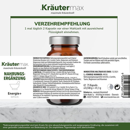 Energie Kapseln 2 x 75 Stück AKTION