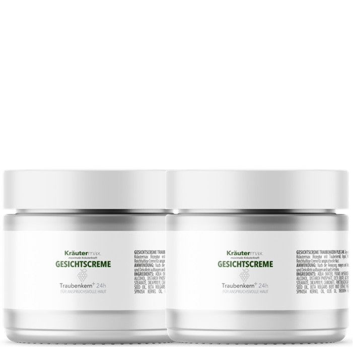 Traubenkernöl Creme Gesichtscreme 2 x 50 ml