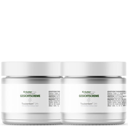 Traubenkernöl Creme Gesichtscreme 2 x 50 ml