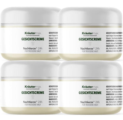Nachtkerzenöl Gesichtscreme 4 x 50 ml AKTION - Kraeutermax