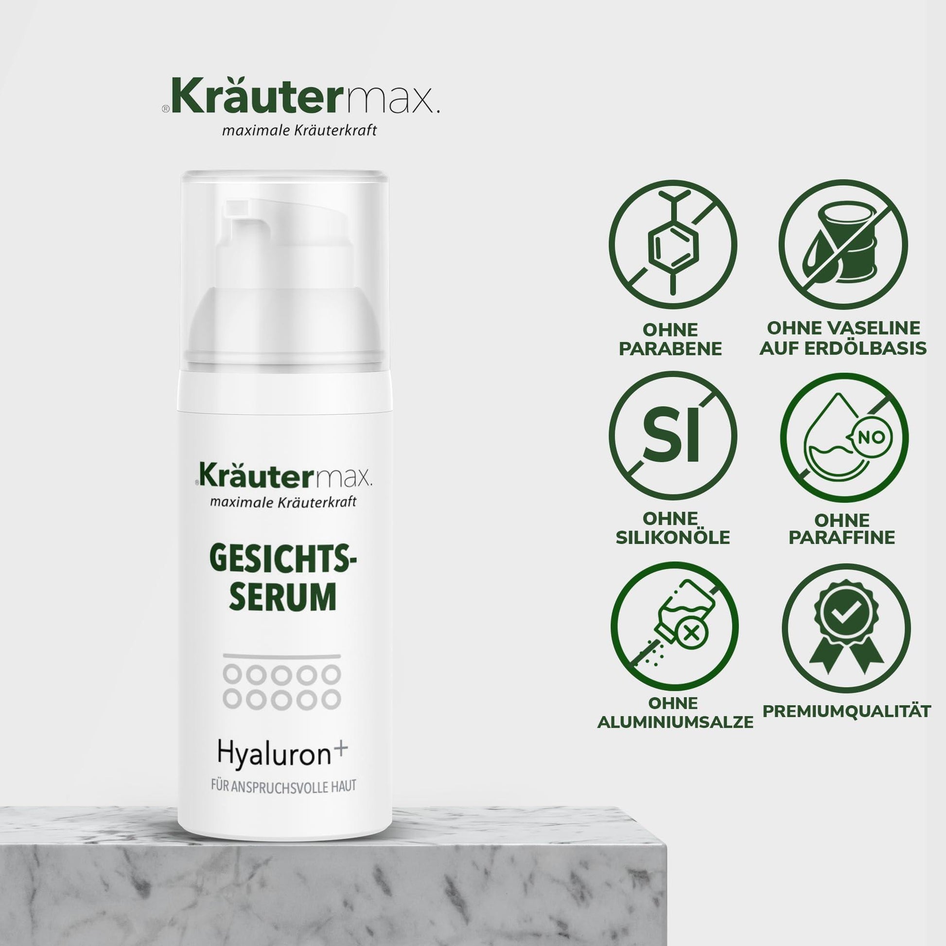 Gesichtsserum Hyaluron 2x30 ml Aktion 4 Vorteile
