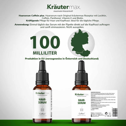 Haarserum Coffein+ 2 x 100 ml Aktion 5 Etikett
