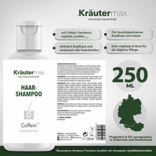 Haarshampoo Coffein+ 1 x 250 ml