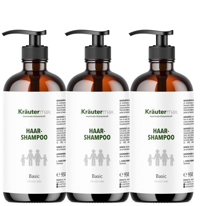 Basic Shampoo PH neutral 3 x 950 ml AKTION