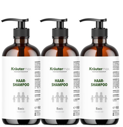 Basic Shampoo PH neutral 3 x 950 ml AKTION