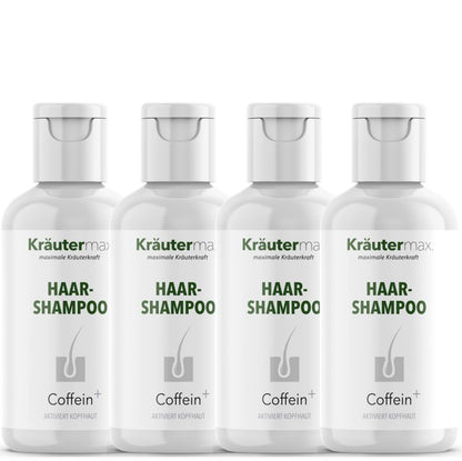 Haarshampoo Coffein+  4 x 250 ml