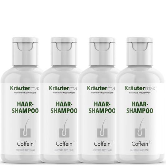 Haarshampoo Coffein+  4 x 250 ml