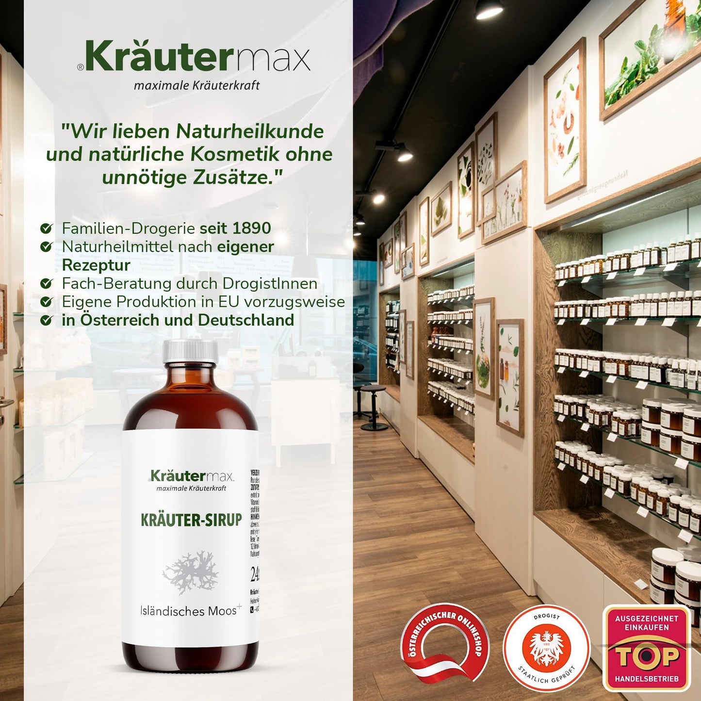 Isländisch Moos Sirup 2x245 ml Aktion 3 Drogerie