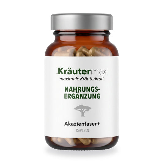 Akazienfaser plus Gerstengras Kapseln 50 Stück – Kräutermax