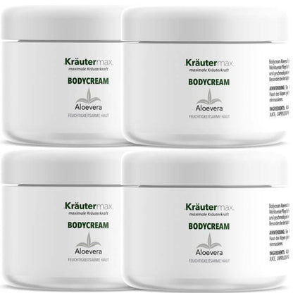 Aloe Vera Bodycream 4 x 250 ml AKTION - Kraeutermax