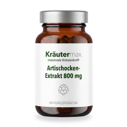 Artischocken-Extrakt 800 mg Kapseln – Kräutermax