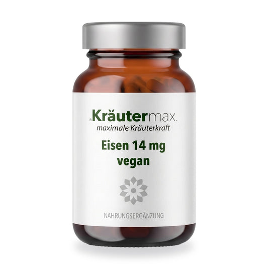 Eisen 14 mg vegan Kapseln – Kräutermax