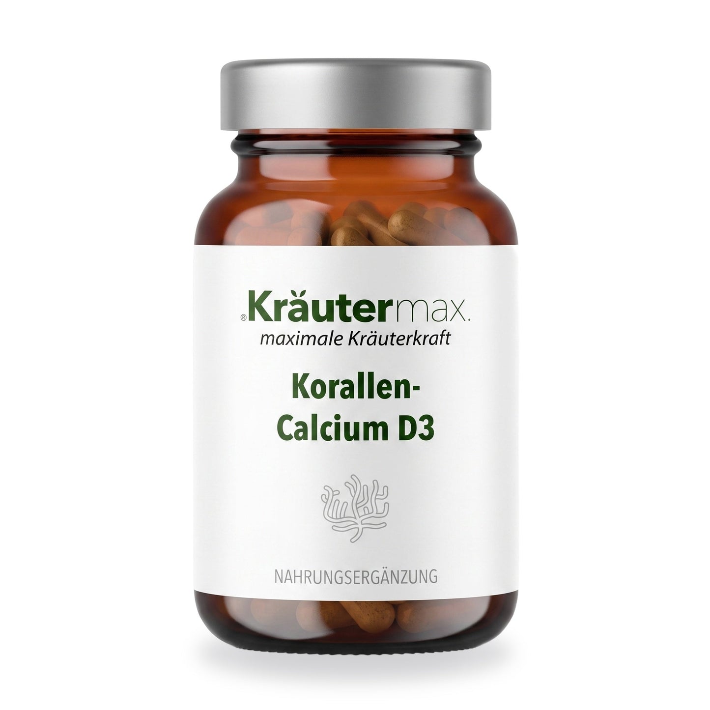 Korallen-Calcium mit Vitamin D3 Kapseln – Kräutermax