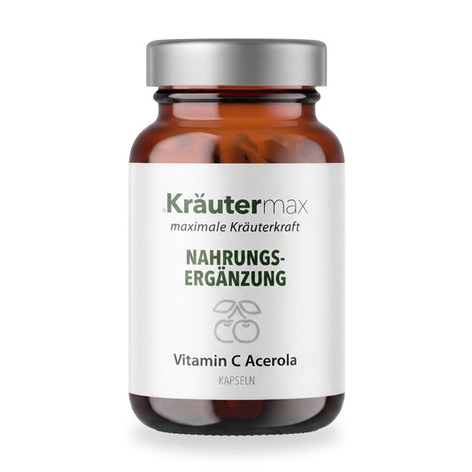 Vitamin C Acerola Kapseln 60 Stück – Kräutermax